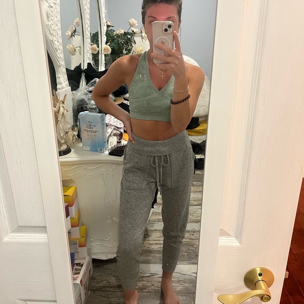 Aerie Gray Jogger Pants